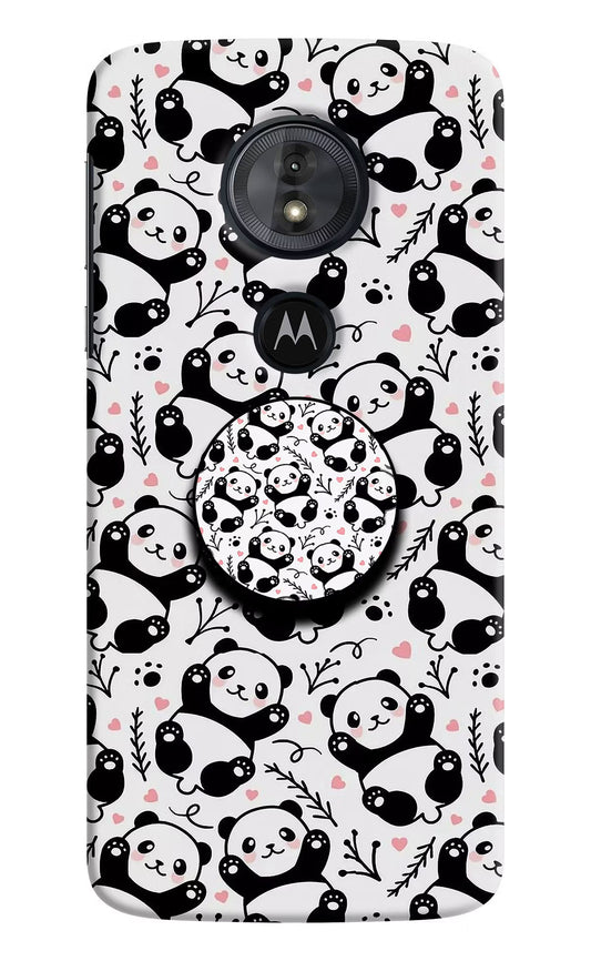 Cute Panda Moto G6 Play Pop Case by Casekaro