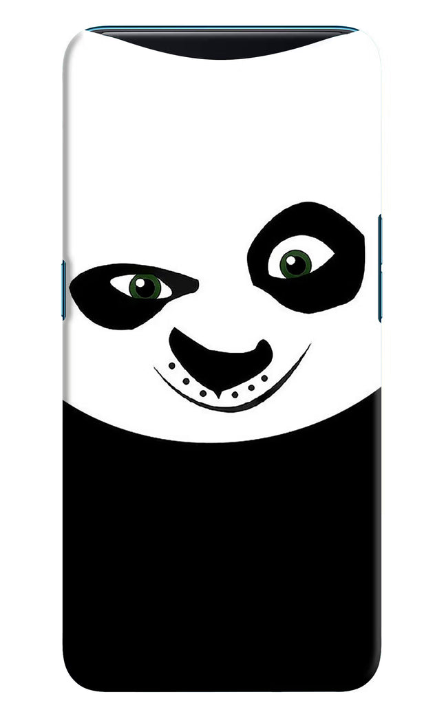 Panda Oppo Find X Hard Case Back Cover by Casekaro