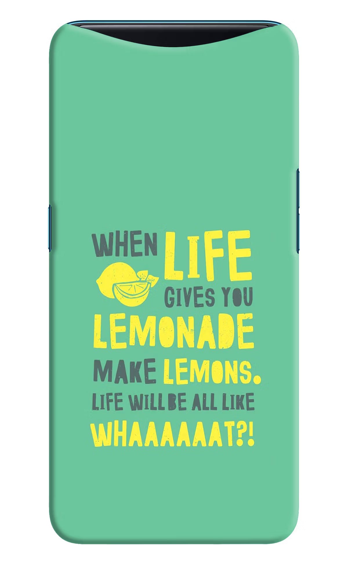 Quote Oppo Find X Hard Case Back Cover by Casekaro