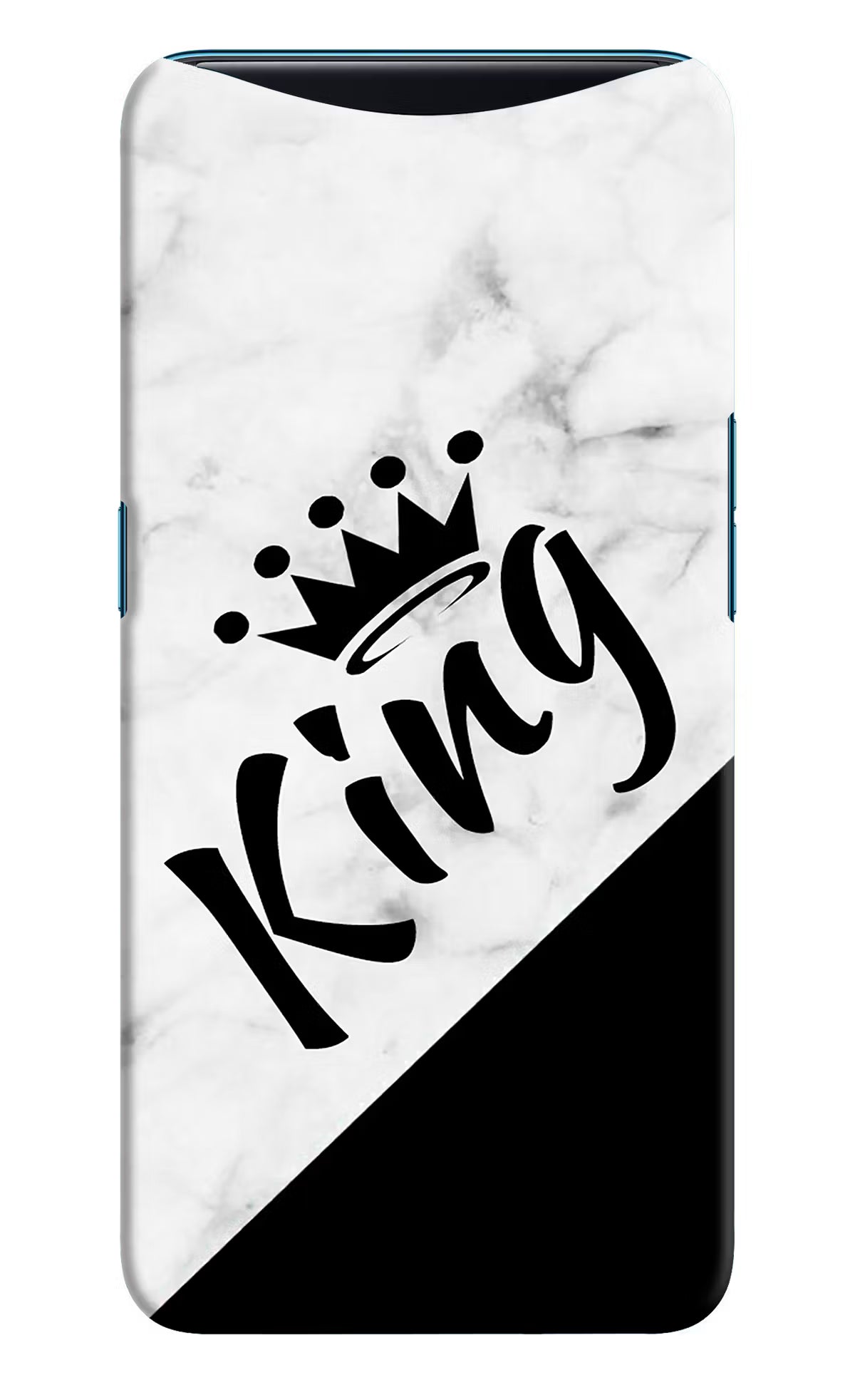 King Oppo Find X Hard Case Back Cover by Casekaro
