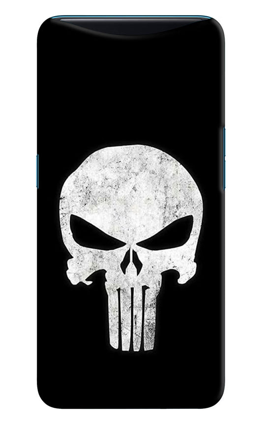 Punisher Skull Oppo Find X Hard Case Back Cover by Casekaro