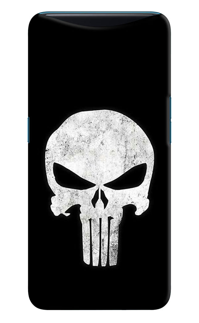 Punisher Skull Oppo Find X Hard Case Back Cover by Casekaro