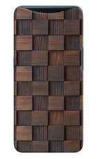 Wooden Cube Design Oppo Find X Hard Case Back Cover by Casekaro