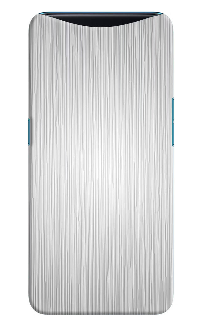 Wooden Grey Texture Oppo Find X Hard Case Back Cover by Casekaro