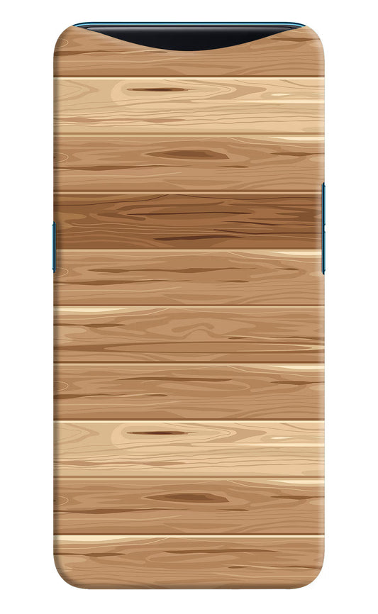 Wooden Vector Oppo Find X Hard Case Back Cover by Casekaro