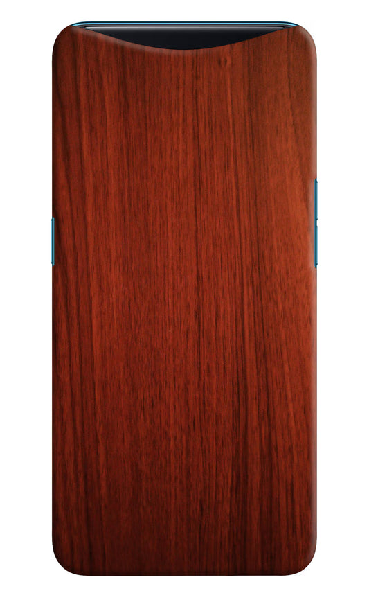 Wooden Plain Pattern Oppo Find X Hard Case Back Cover by Casekaro