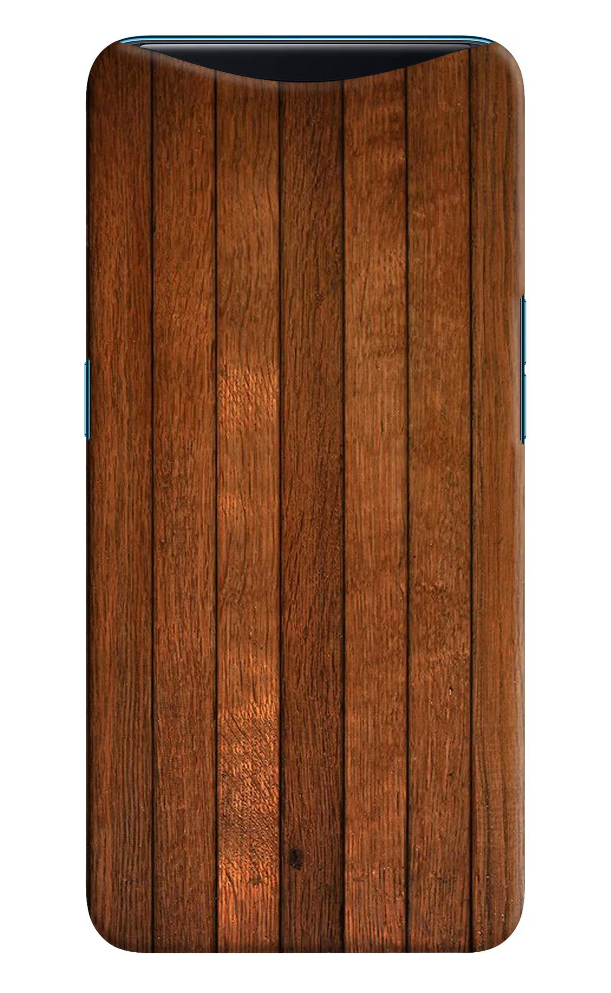 Wooden Artwork Bands Oppo Find X Hard Case Back Cover by Casekaro