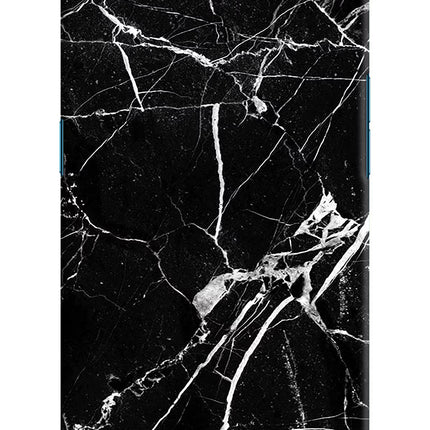 Black Marble Pattern Oppo Find X Hard Case Back Cover by Casekaro