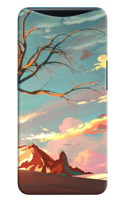 Scenery Oppo Find X Hard Case Back Cover by Casekaro