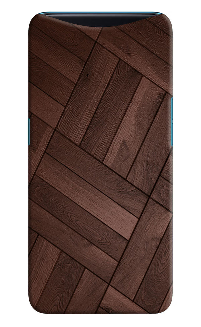 Wooden Texture Design Oppo Find X Hard Case Back Cover by Casekaro