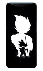Goku Shadow Oppo Find X Hard Case Back Cover by Casekaro