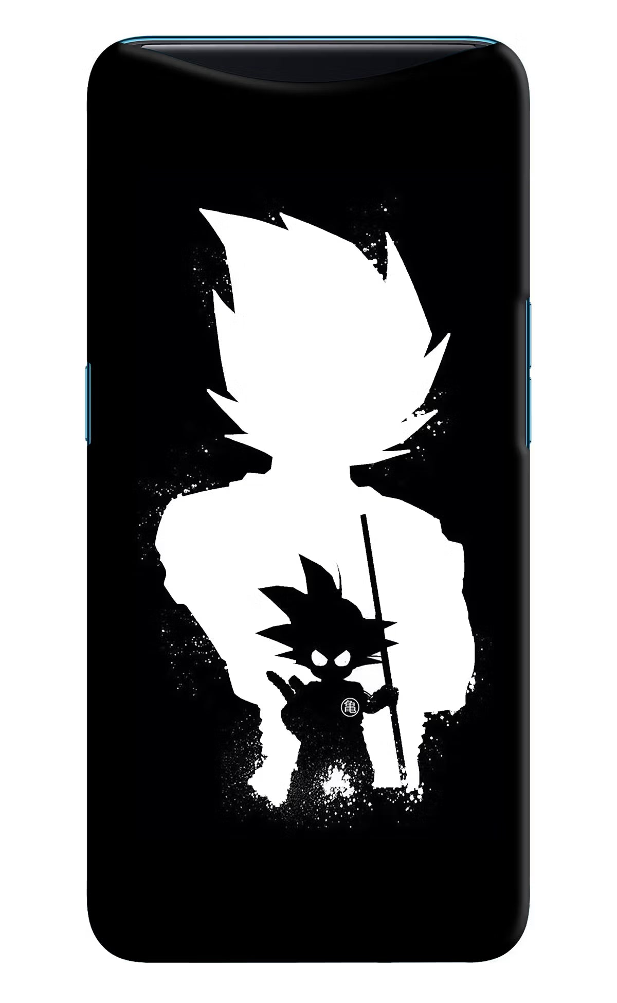 Goku Shadow Oppo Find X Hard Case Back Cover by Casekaro