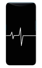 Heart Beats Oppo Find X Hard Case Back Cover by Casekaro