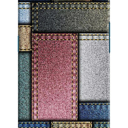 Multicolor Jeans Oppo Find X Hard Case Back Cover by Casekaro