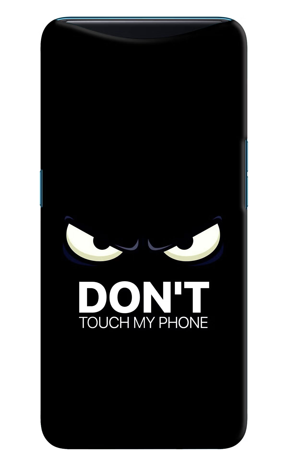 Don'T Touch My Phone Oppo Find X Hard Case Back Cover by Casekaro