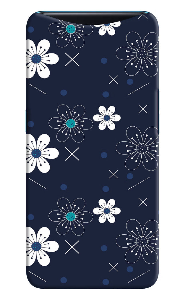 Flowers Oppo Find X Hard Case Back Cover by Casekaro