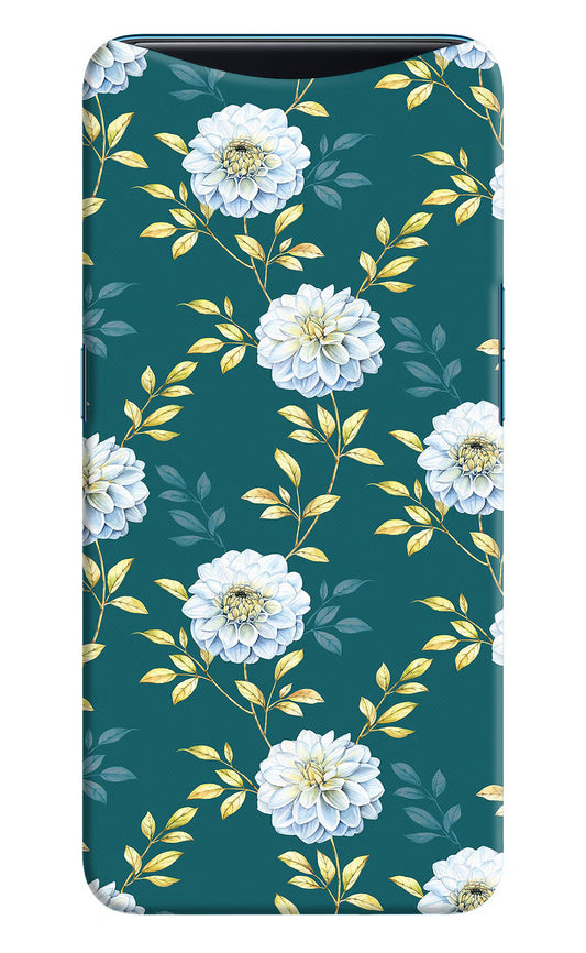 Flowers Oppo Find X Hard Case Back Cover by Casekaro