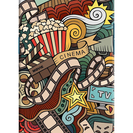 Cinema Abstract Oppo Find X Hard Case Back Cover by Casekaro