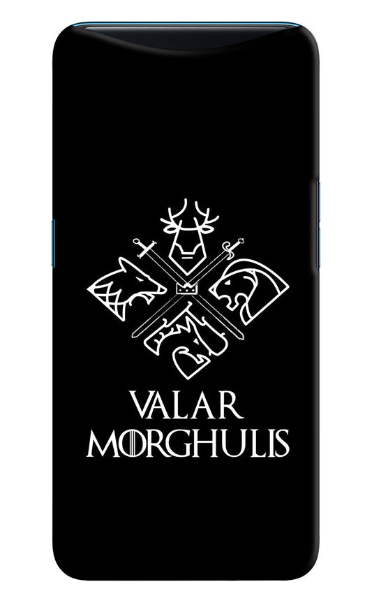 Valar Morghulis | Game Of Thrones Oppo Find X Hard Case Back Cover by Casekaro