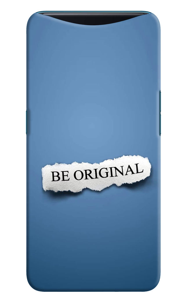 Be Original Oppo Find X Hard Case Back Cover by Casekaro