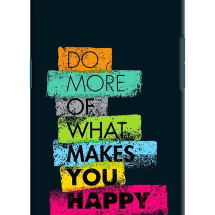 Do More Of What Makes You Happy Oppo Find X Hard Case Back Cover by Casekaro