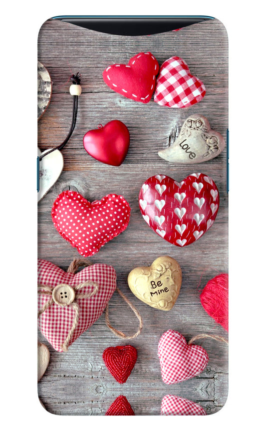 Love Wallpaper Oppo Find X Hard Case Back Cover by Casekaro