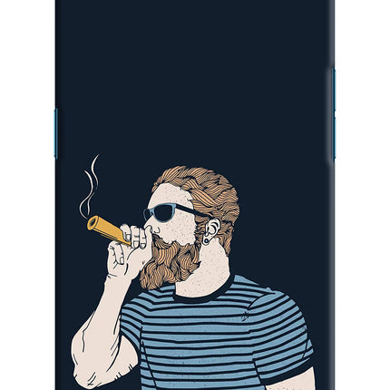 Smoking Oppo Find X Hard Case Back Cover by Casekaro