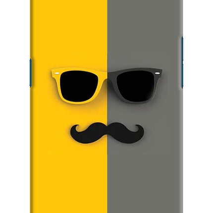 Sunglasses with Mustache Oppo Find X Hard Case Back Cover by Casekaro