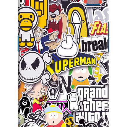 Sticker Bomb Oppo Find X Hard Case Back Cover by Casekaro