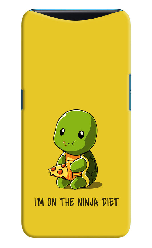 I'm on Ninja Diet Oppo Find X Hard Case Back Cover by Casekaro