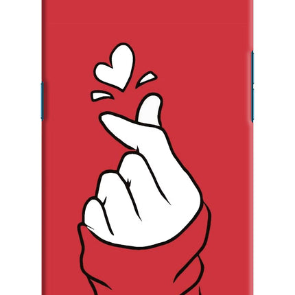 Korean Love Sign Oppo Find X Hard Case Back Cover by Casekaro