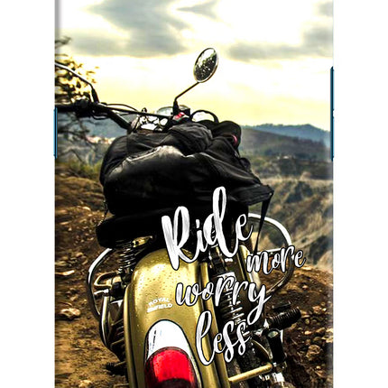 Ride More Worry Less Oppo Find X Hard Case Back Cover by Casekaro