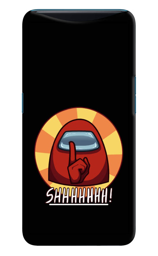 Among Us Shhh! Oppo Find X Hard Case Back Cover by Casekaro