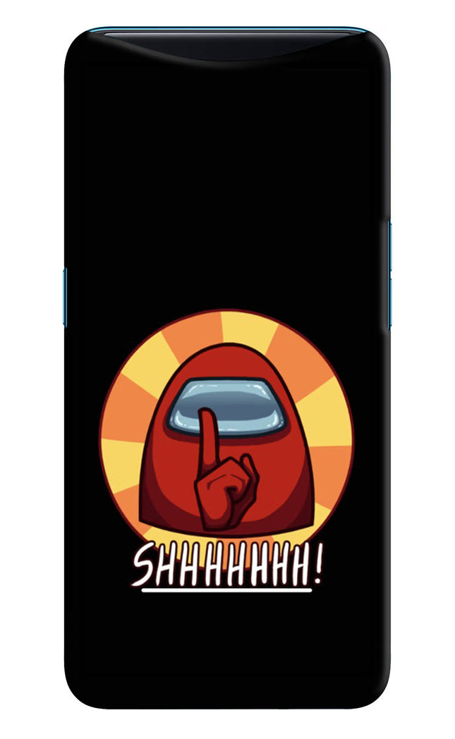 Among Us Shhh! Oppo Find X Hard Case Back Cover by Casekaro