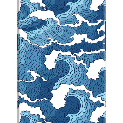 Blue Waves Oppo Find X Hard Case Back Cover by Casekaro