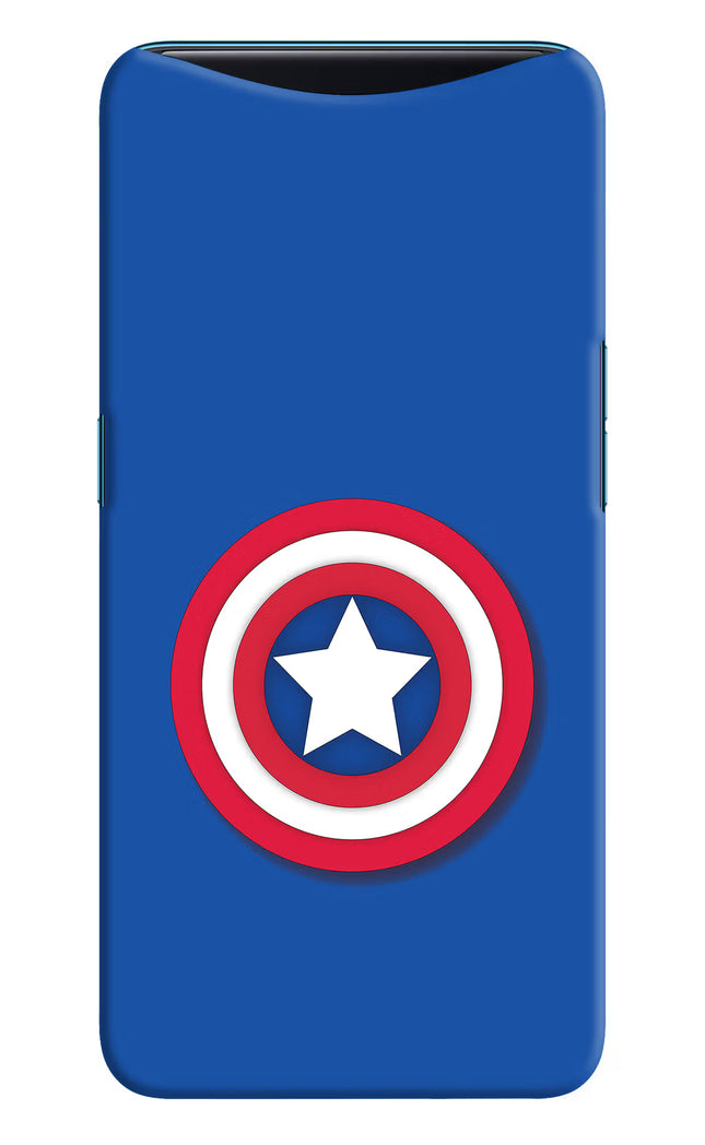 Shield Oppo Find X Hard Case Back Cover by Casekaro
