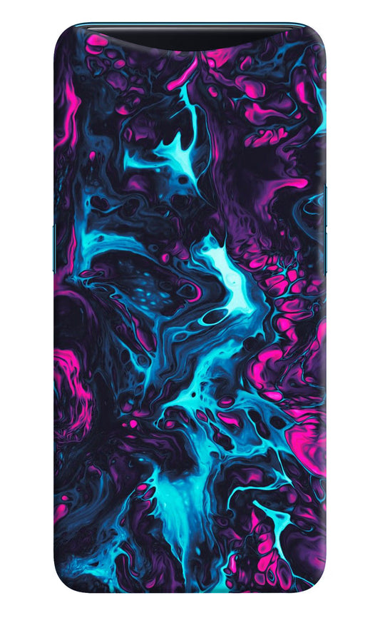 Abstract Oppo Find X Hard Case Back Cover by Casekaro