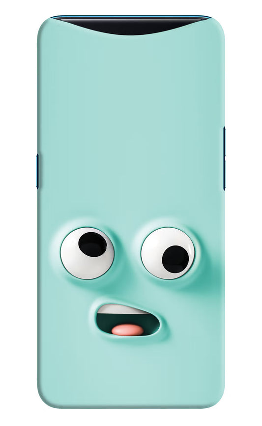 Funny Cartoon Oppo Find X Hard Case Back Cover by Casekaro