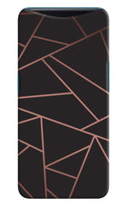 Geometric Pattern Oppo Find X Hard Case Back Cover by Casekaro