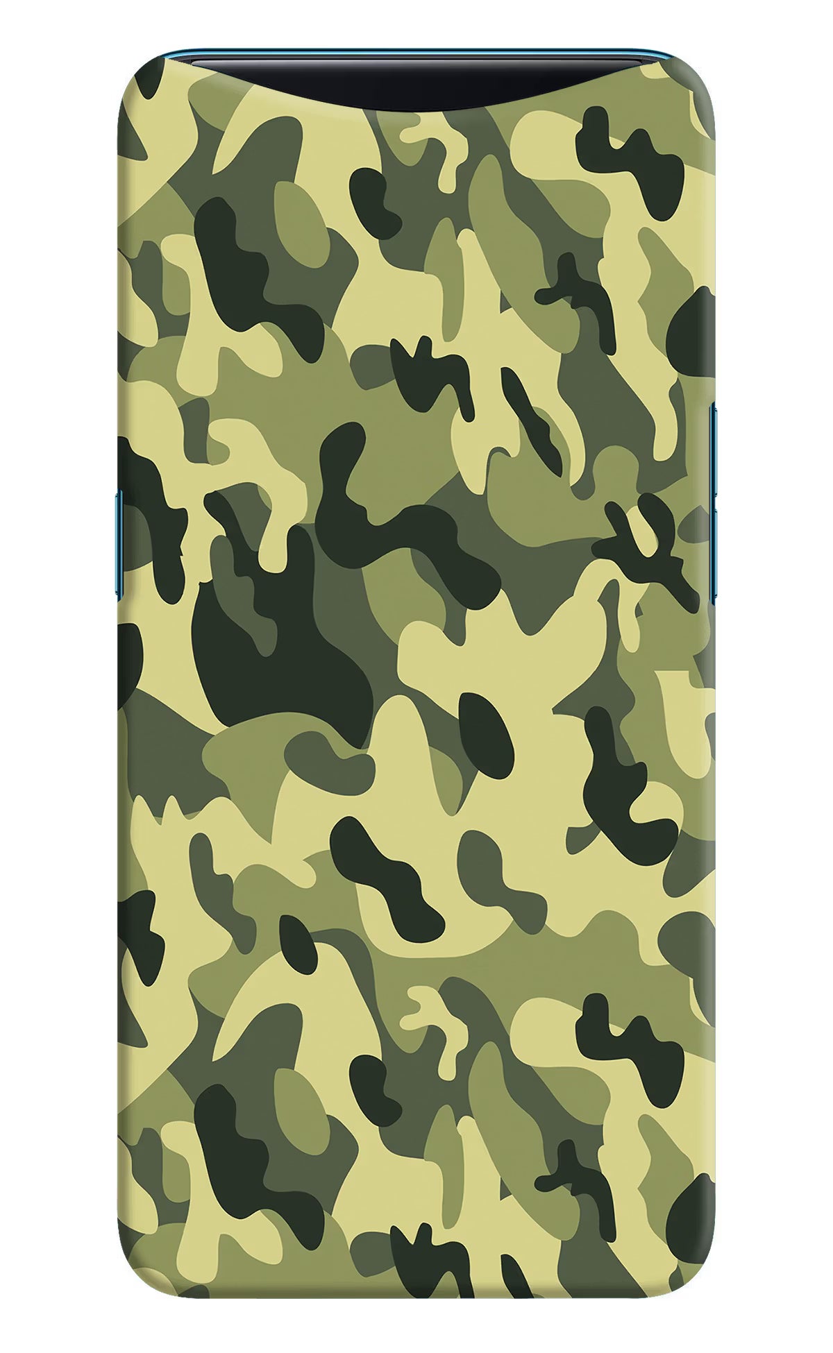 Camouflage Oppo Find X Hard Case Back Cover by Casekaro
