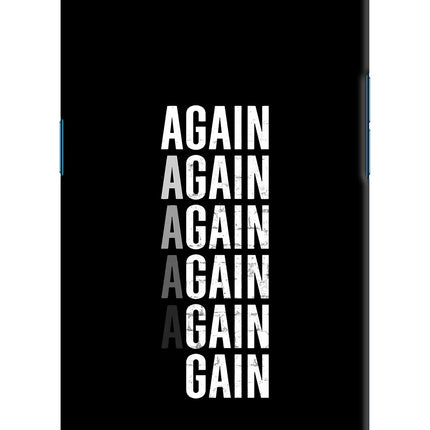 Again Again Gain Oppo Find X Hard Case Back Cover by Casekaro