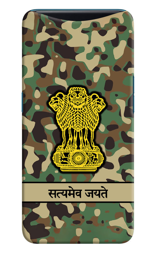 Satyamev Jayate Army Oppo Find X Hard Case Back Cover by Casekaro