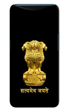 Satyamev Jayate Golden Oppo Find X Hard Case Back Cover by Casekaro