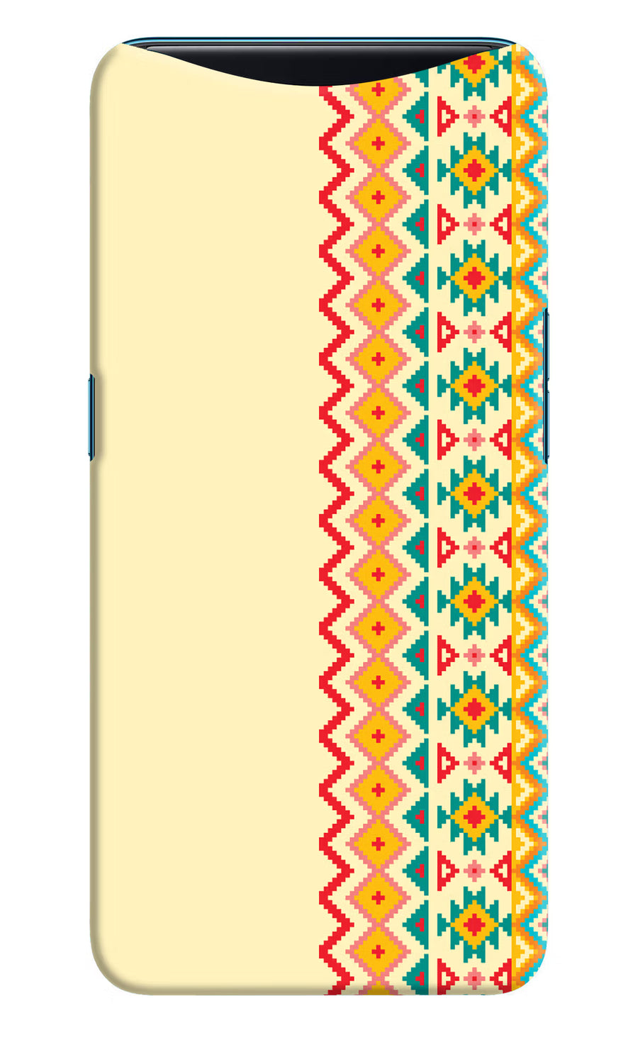 Ethnic Seamless Oppo Find X Back Cover, Hard case