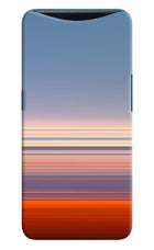 Morning Colors Oppo Find X Hard Case Back Cover by Casekaro