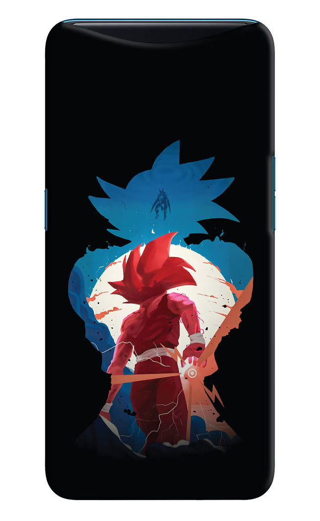 Goku Oppo Find X Hard Case Back Cover by Casekaro