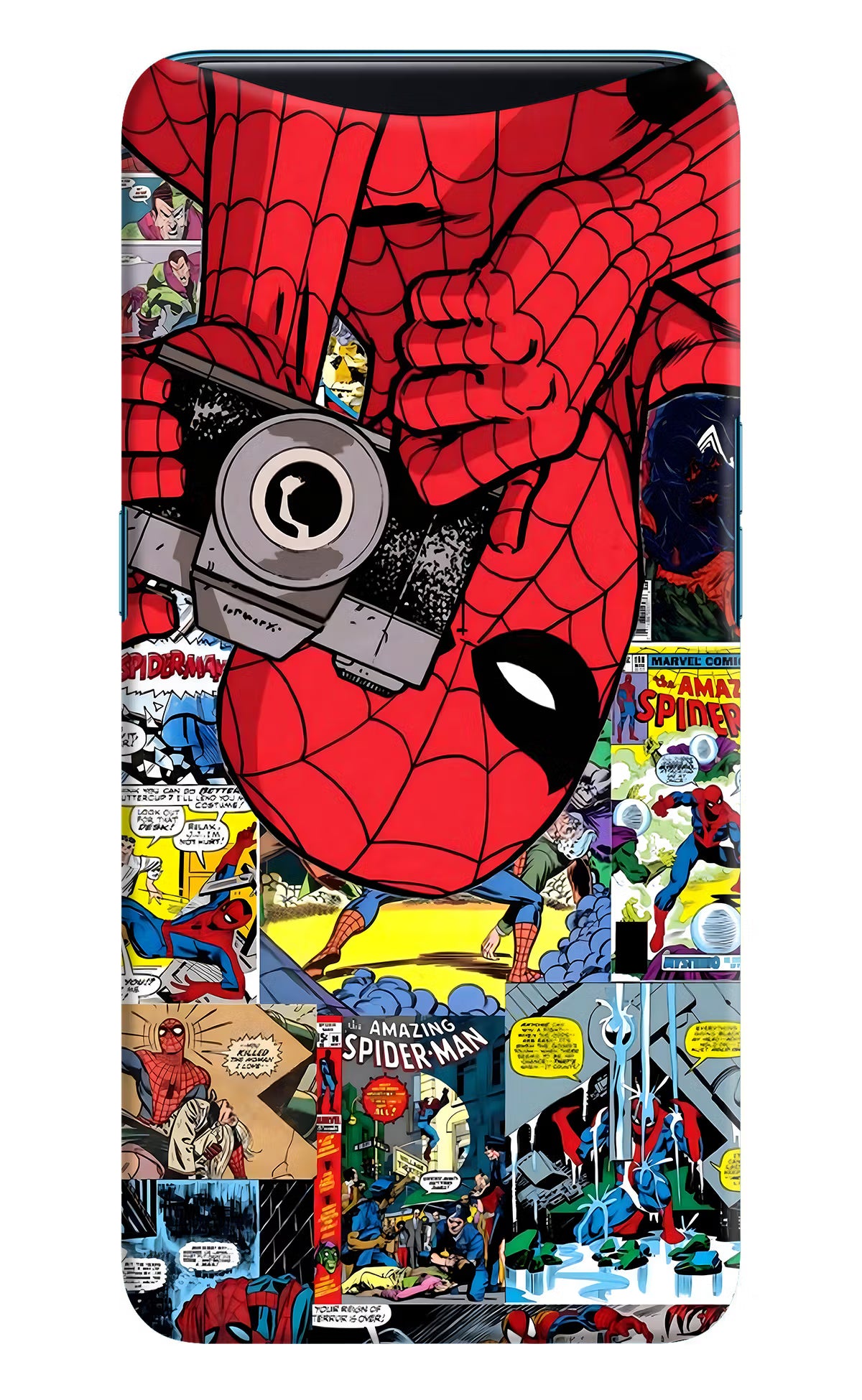 Spider Man Oppo Find X Hard Case Back Cover by Casekaro