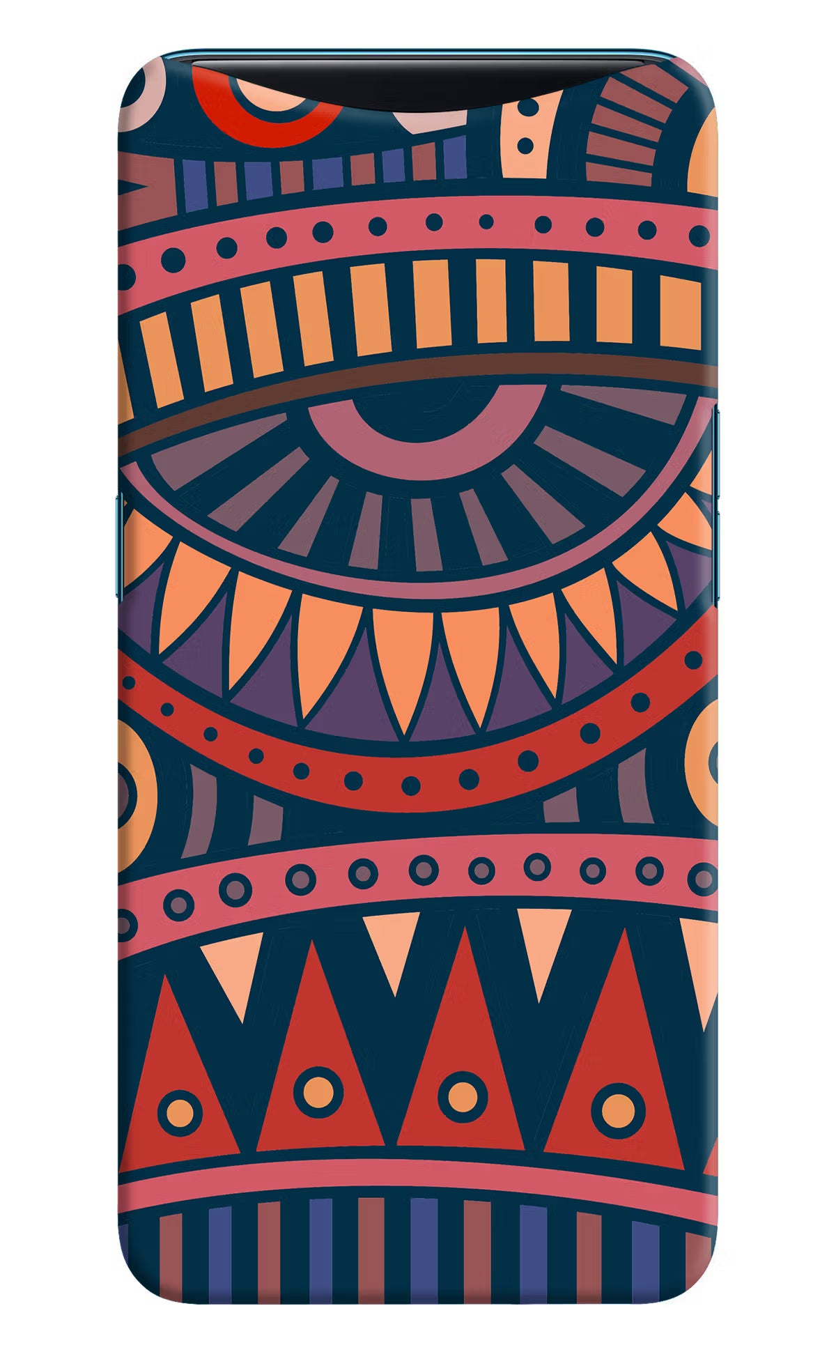 African Culture Design Oppo Find X Hard Case Back Cover by Casekaro