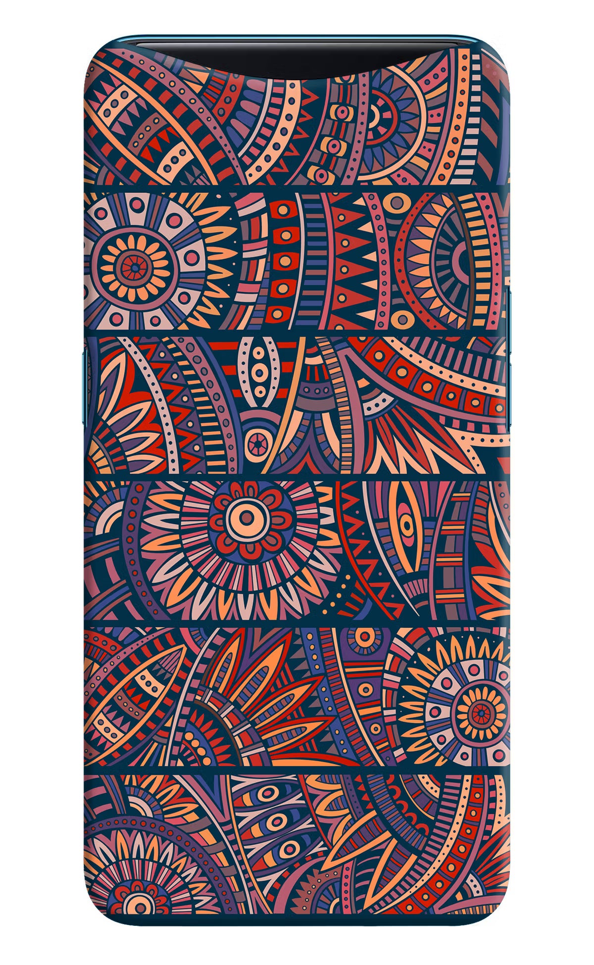 African Culture Design Oppo Find X Hard Case Back Cover by Casekaro
