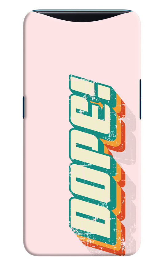 Dope Oppo Find X Hard Case Back Cover by Casekaro